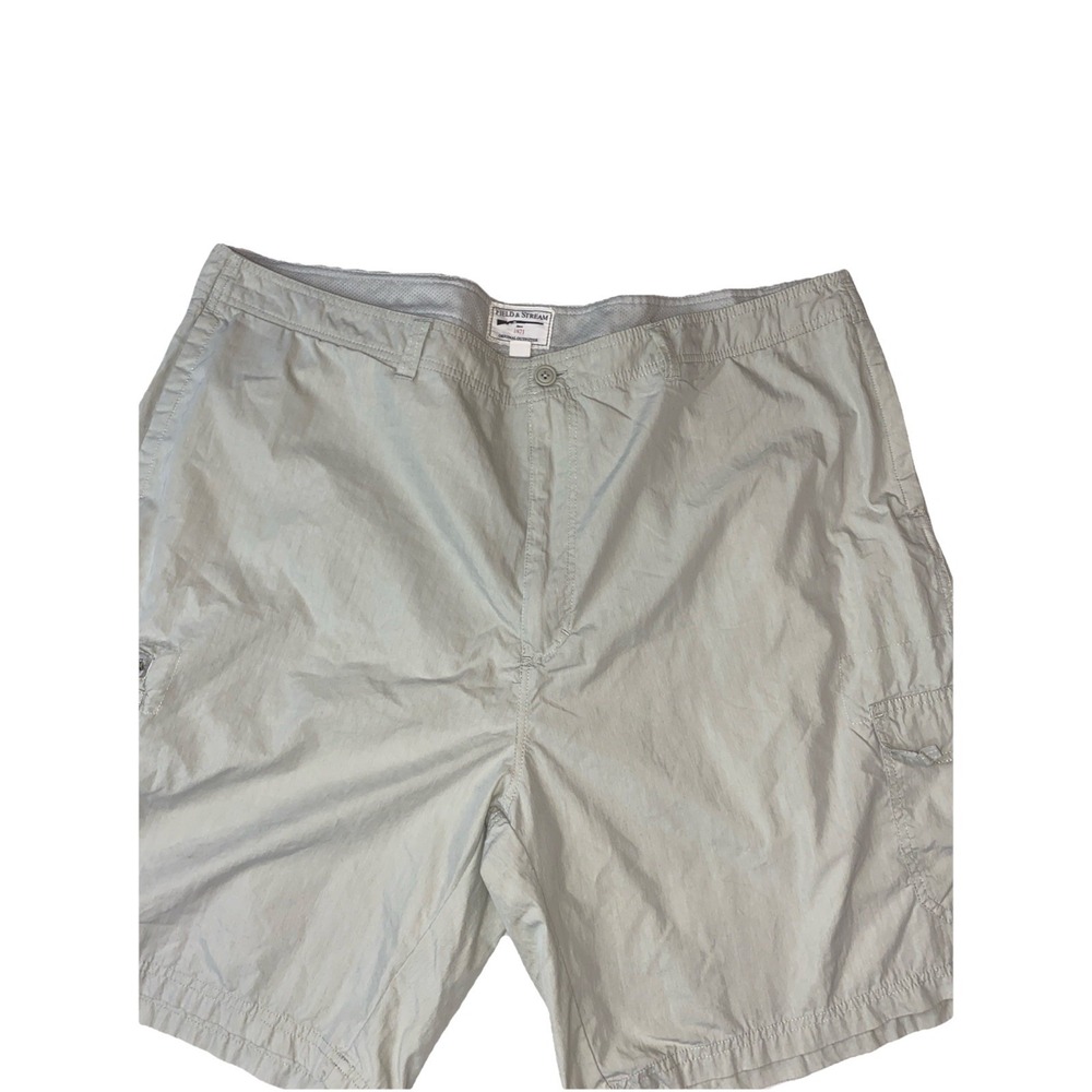 Field‎ Stream Cotton Cargo Shorts Khaki Green Outdoor Fishing Mens 42